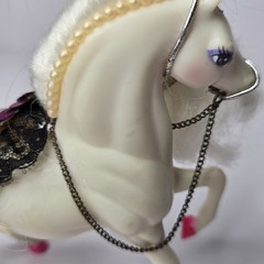 VTG 1980s Enchanted Kingdom Horses Valentine/ Winter Bride /Bouquet /Nina & Comb