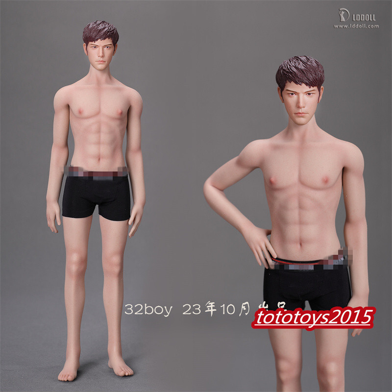 LDDOLL 32Boy 1:6 Normal Skin Finger Bone Silicone Male Body Doll Fit 12” Head