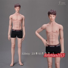 LDDOLL 32Boy 1:6 Normal Skin Finger Bone Silicone Male Body Doll Fit 12” Head