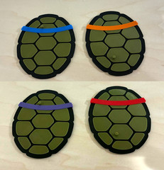 Teenage Mutant Ninja Turtles Action Figure Stand Vintage Retro TMNT stand