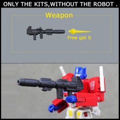 DIY Weapon Gun Filler Upgrade Kit For SS Devastation OP Prime #PART A / B Filler