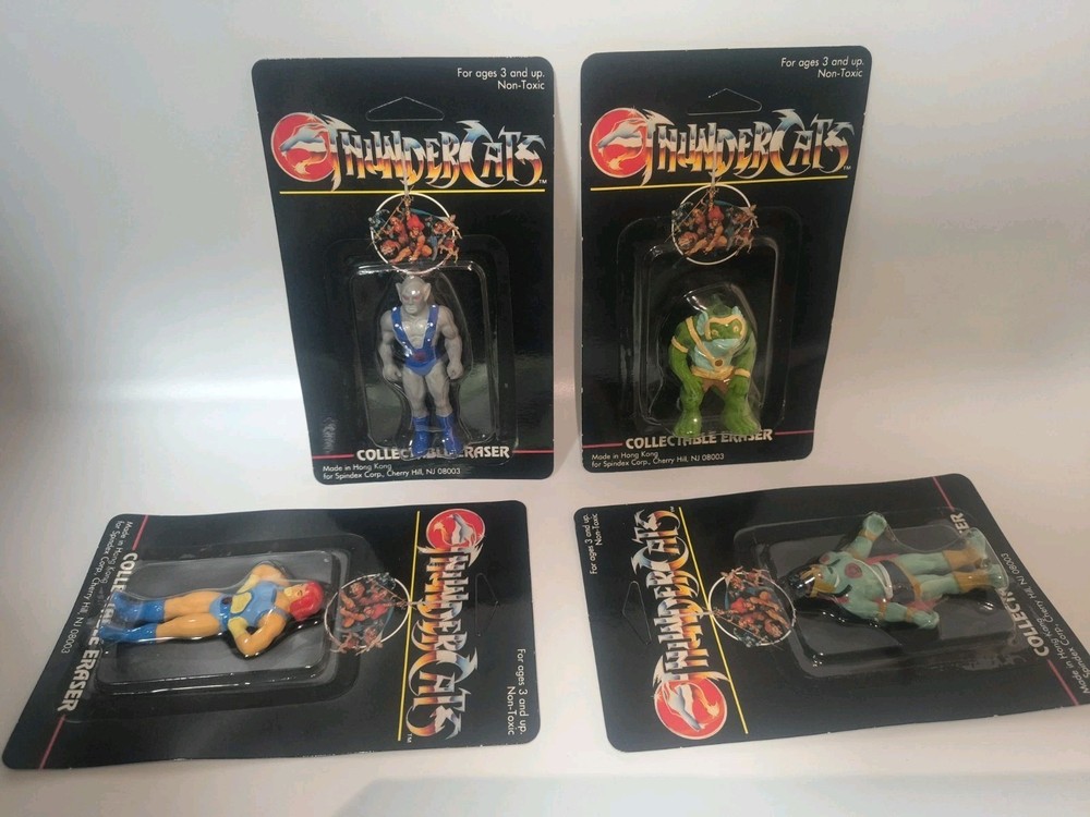Thundercats Vintage Eraser Lot.( Rare)