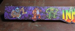 Vintage 1986 INHUMANOIDS Store Display Shelf Talker, Excellent Near Mint Cond