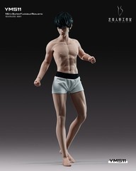 YM YM511M 1/6 Male Bodybuilding Action Figure Body 12in Muscle Soldier Model Toy