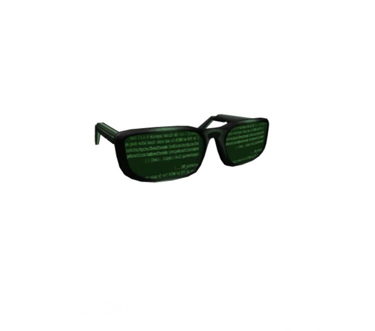 Robl0x | Erik Code Review Specs Data Engineer Sunglasses Series 1 RARE Toy Code