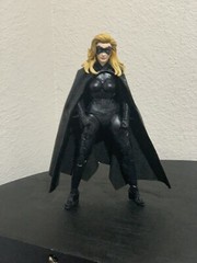 Custom DC Comics Batman Robin Batgirl Leather Wired Cape Mcfarlane Not FIGURE