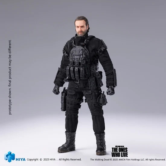 HIYA Toys Exquisite Super The Walking Dead Rick Grimes 1/12 Figure In Stock
