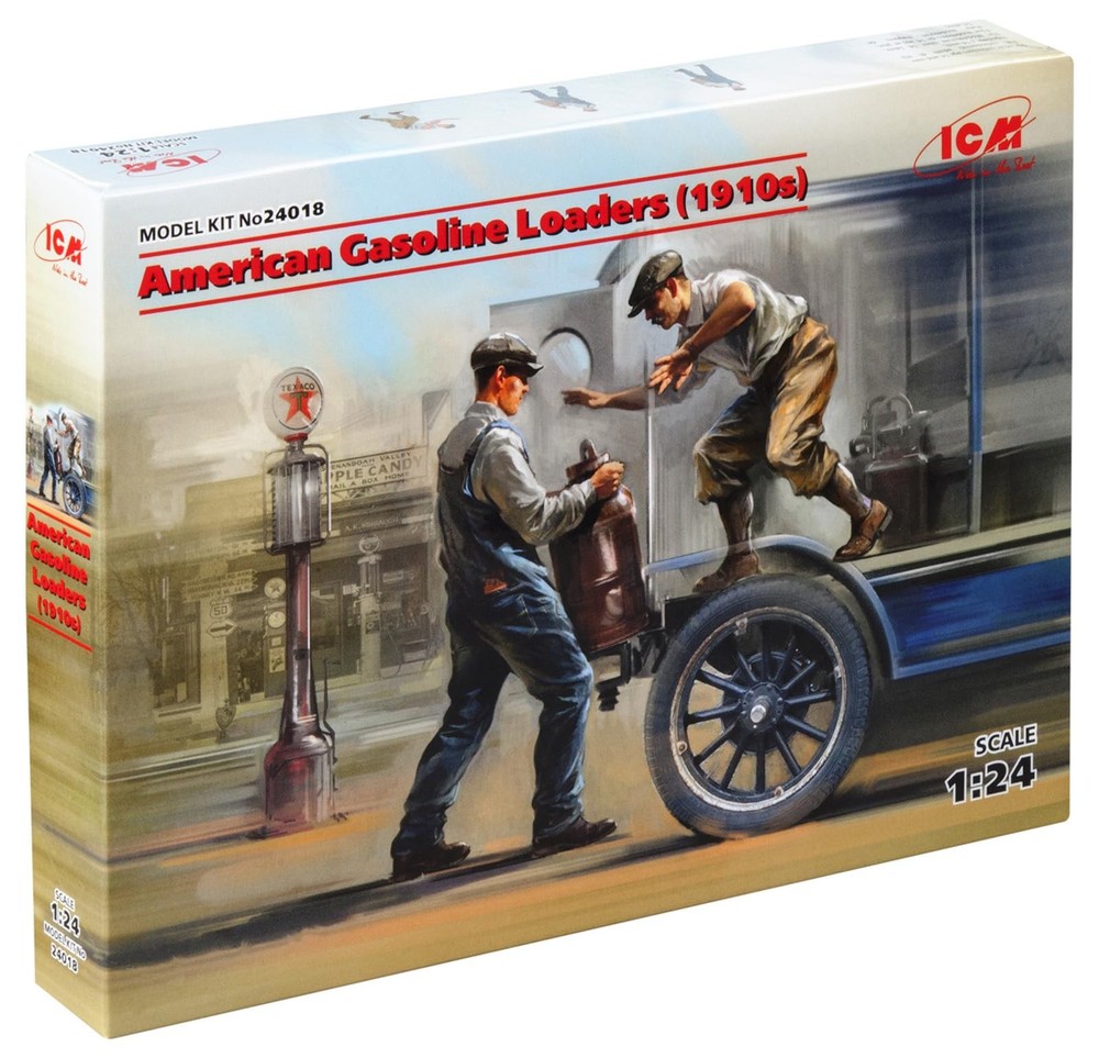 ICM ICM24018 1:24 American Benzin Loaders (1910er Jahre) 2 Figs, grau