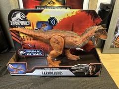 Mattel Jurassic World Primal Attack Control N Conquer Carnotaurus NIB