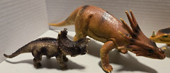 Lot of 28 Dinosaur Figures Mixed Plastic Toys Mini & Large Playset Random Bundle