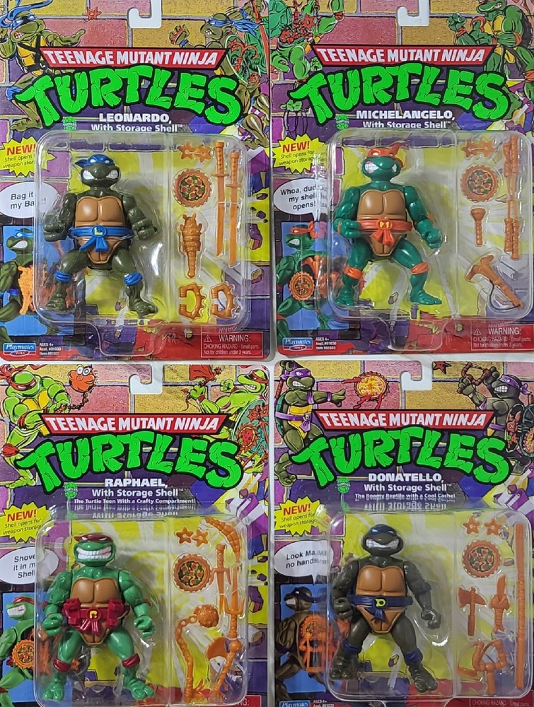 NIB Collector’s TMNT Teenage Mutant Ninja Turtles Classic Set of 4 Near Mint