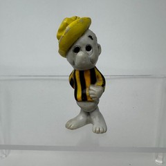Walt Kelly Pogo Possum Figure Black Yellow Stripes Shirt Vinyl Vintage DAMAGED