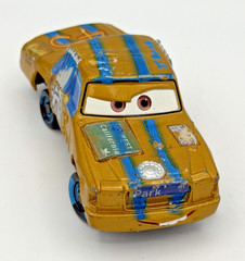 2018 MATTEL Disney Pixar Cars 3 Movie T-BONE #45 Thunder Hollow Race READ!
