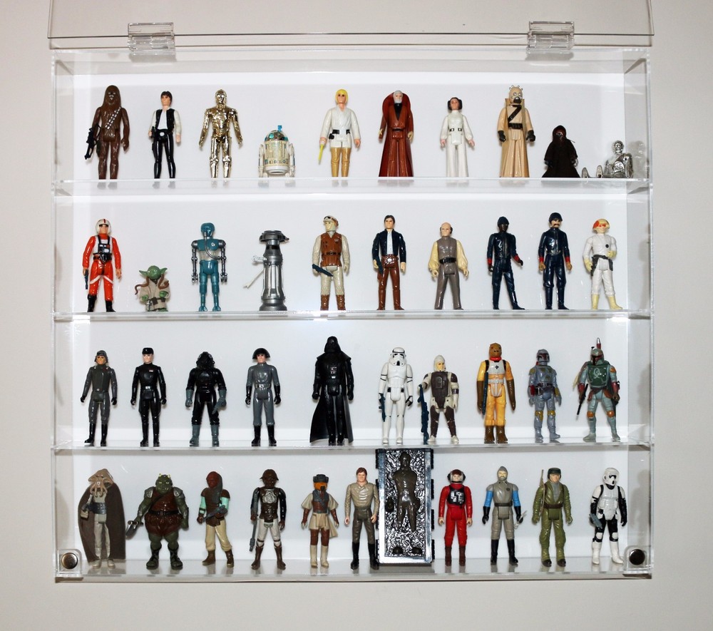 Collectors Showcase – Premium Display Case for 3-3/4″ Star Wars Figures – T3MS