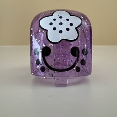 Xia-Xia Pets Hermit Crab Shell Glitter Purple with White Flower by Cepia