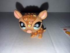 Littlest Pet Shop LPS #1007 – Authentic Postcard Pets – Tattoo Armadillo