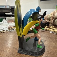 Batman and Robin Statue 1996 Hallmark DC COMICS Golden Age