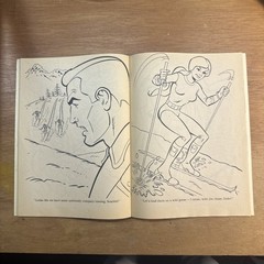 Mountain Attack Vintage GI Joe Coloring Book 1984 3 Pages Colored On