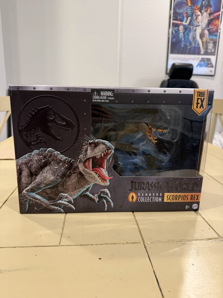 Jurassic World Hammond Collection SCORPIOS REX Dinosaur Figure IN HAND SHIPS NOW