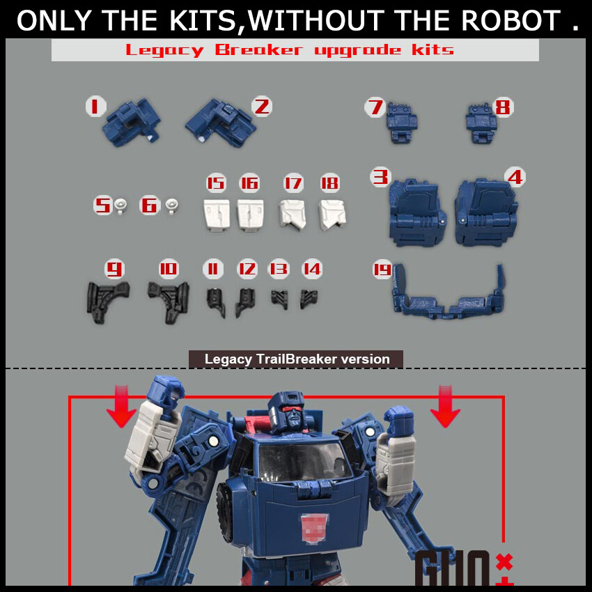 Legs Waist Filler Upgrade Kit For Legacy Generations Select Breaker – GO BETTER