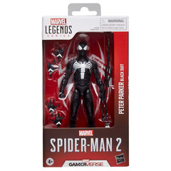 2025 Marvel GamerVerse Spider-Man 2 Legends Symbiote BLACK SUIT 6″ Hasbro Figure
