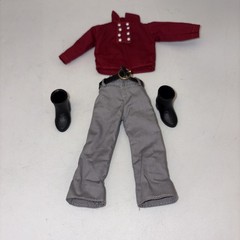 The Monkees FOR 8 Inch Figure Red BAND OUTFIT READ COMPLETE