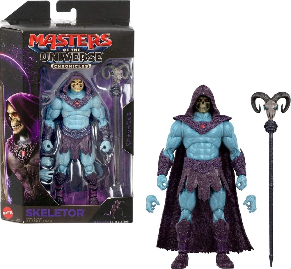 MOTU 2026 Masters of The Universe Chronicles Deluxe Edition SKELETOR Figure NEW.