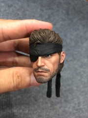 1/6 Hot Toys VGM15 Metal Gear Solid 3 Snake Head Sculpt for Action Figure