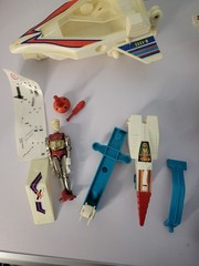 Vintage 1970s Space Toy Lot Mattel Battlestar Galactica & Mego Micronauts As Is