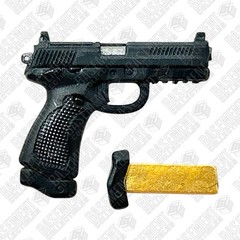 Mezco One:12 Rumbler Death Adder – Handgun Pistol 1:12 Scale Gun Weapon