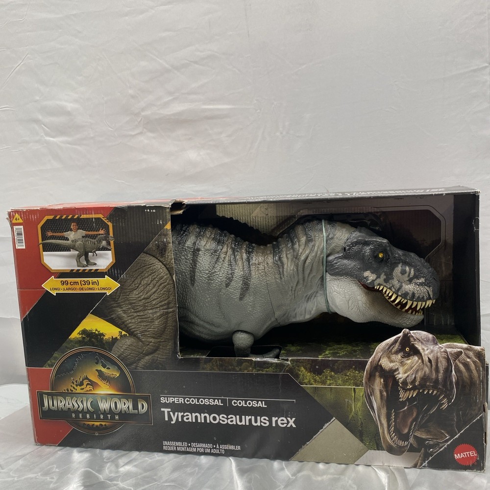 Mattel Jurassic World Rebirth Super Colossal Tyrannosaurus Rex T-Rex