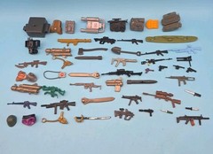 Vintage 80’s 90’s GI Joe Cobra Accessories Weapons Backpack Parts Lot #2