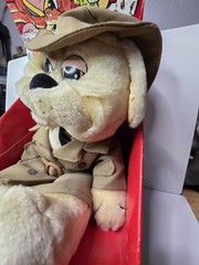 Michaels Pets Mr. Bill The Security Guard with Cassette Tape. Ideal Toys 1987