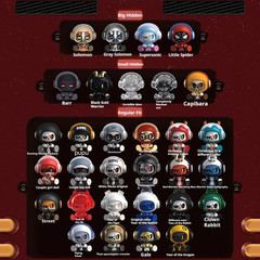 MR.BONE Babybone Vol.1 Classics Series Blindbox, Random Collection of 1Pc Blind