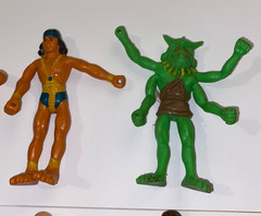 vintage 1982 Arco THE OTHER WORLD figures lot FREE SHIP