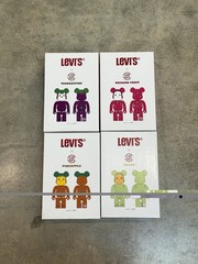 BE@RBRICK Levis x CLOT 4 FIGURES 400% Figure Limited Edition Collectible