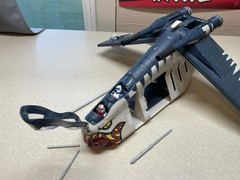Star Wars Clone Wars Republic Gunship Tiger Shark Saga Vintage W/Missles+Drivers