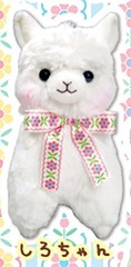 Alpacasso Flower Ribbon Alpaca Plush AMUSE Japan Toreba Amufun Kawaii Toy USA
