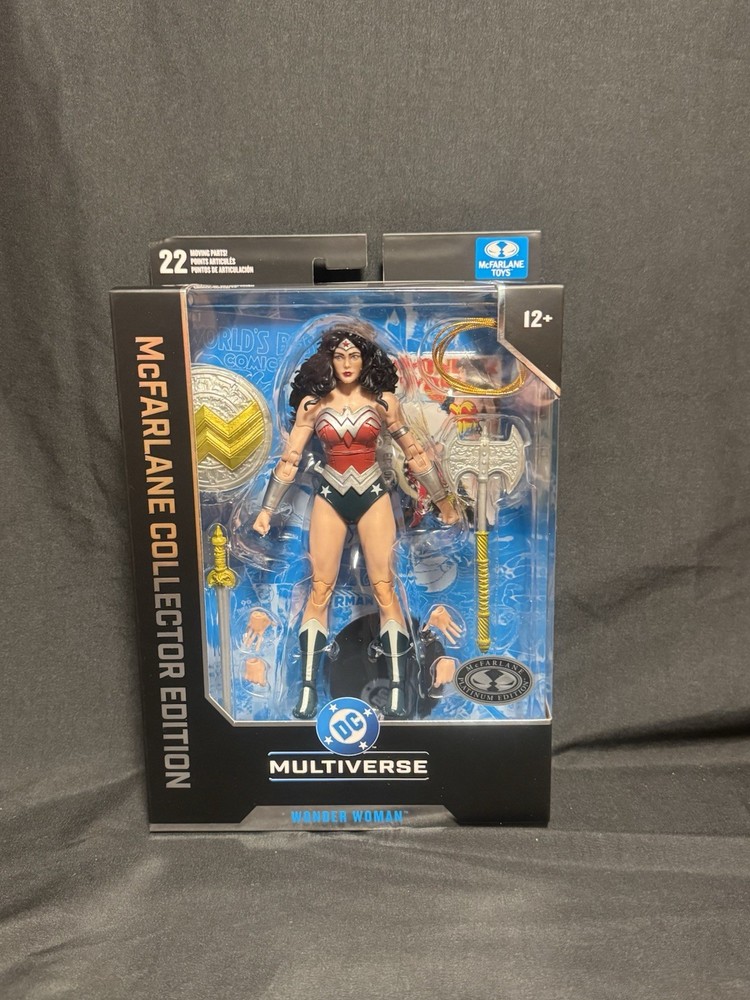 McFarlane DC Multiverse Collector Edition Platinum Wonder Woman #61 Chase | New
