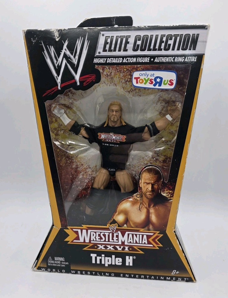 WWE Elite Collection Wrestlemania XXVI Triple H Figure 2010 Toys R US Exclusive