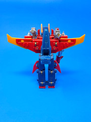 Takara 1983 Diaclone King Dam 01 Diecast 3 In 1 Robot Combiner Red Fist (D)