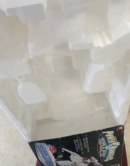Power Rangers In Space Silver Titanus Carrier Zord with Damaged Box (As-Is)