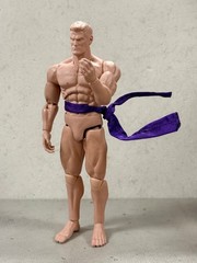 PB-SCR-PP: Purple Wired Scarf / sash /belt for 6″ ~ 7″ action figures