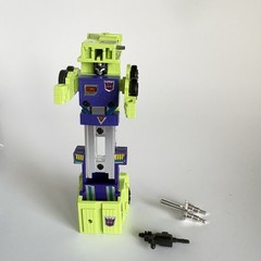 Transformers G1 Constructicon Mixmaster Devastator Incomplete Hasbro