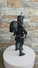 1/12 Boba Fett Black OPS Custom Repaint And Made Action Figure