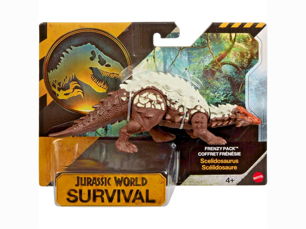 Jurassic World Survival Frenzy Pack SCELIDOSAURUS Dinosaur Action Figure JKL62🆕