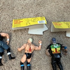 1999 ECW Wrestling Action Figure Lot- New Jack, Sabu, Lance Storm And More