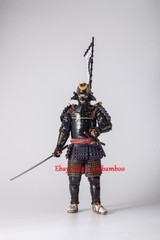 Yuzhimao Studio 1/6 Japanese Samurai Black Action Figures Model Collection Doll