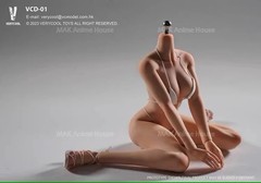 VERYCOOL VCD-02B 1/6 Female Seamless Makeup Silicone Body Med Chest 12”Figure