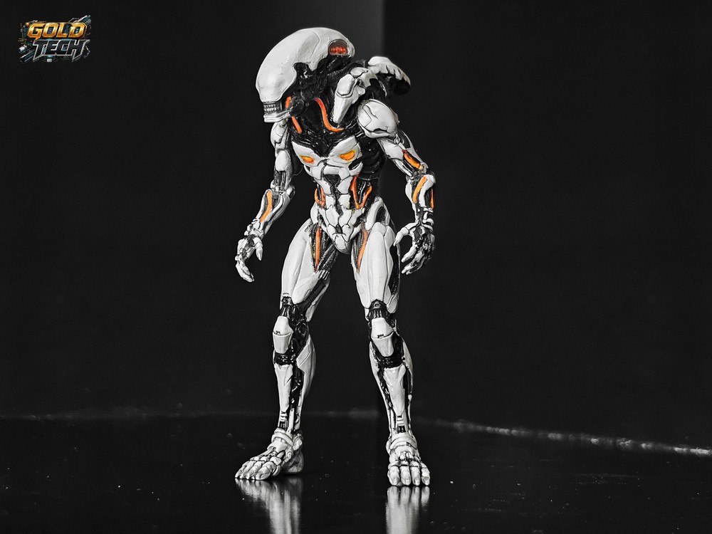 Premium 100mm Sci-Fi Bio-Mechanical Entity – Resin Collectible Figure 1/18 “3.94